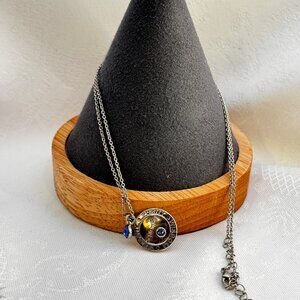 September Birthstone Pendant Necklace